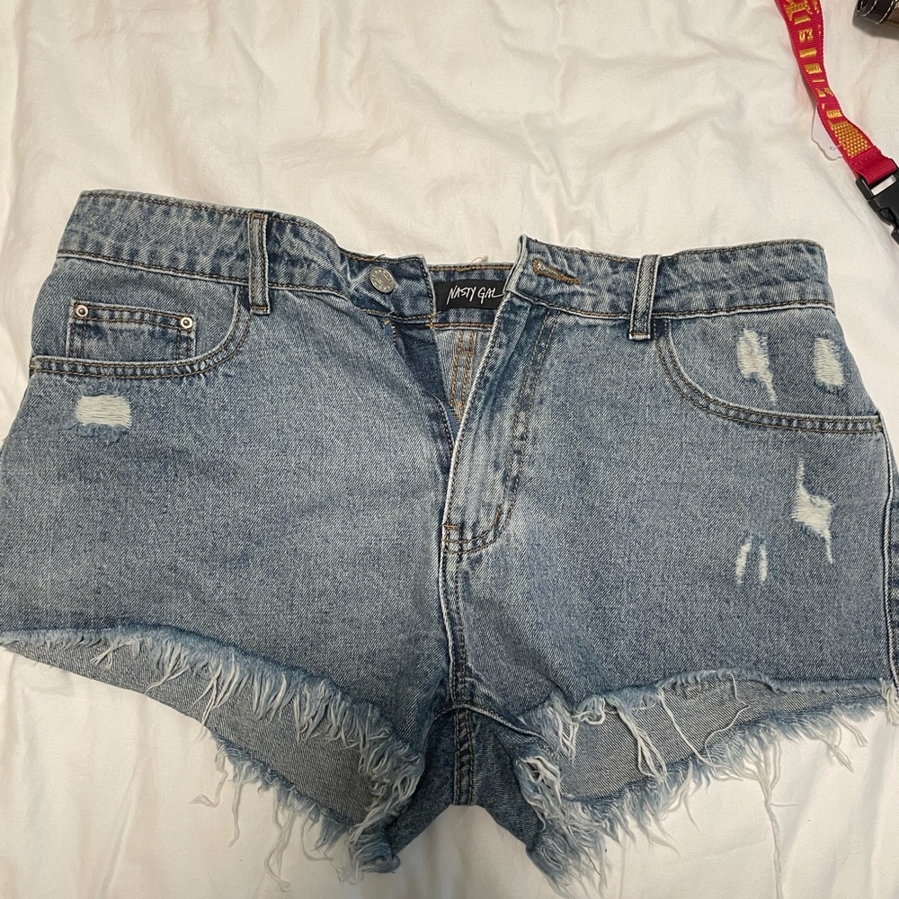 Denim shorts